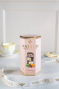 Assorted Dark Belgian Chocolate Handmade Honey Nougat Giftbox with 10 Bon Bons