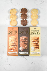Angels Honey Nougat Biscuits - Belgian Chocolate 150g